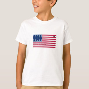 T-shirt Drapeau de l'atoll de Bikini Patriotique