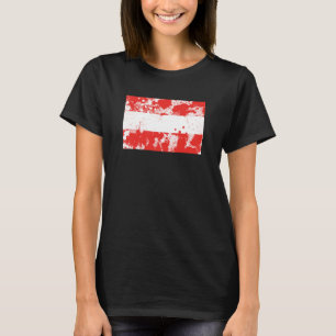 T-shirt Drapeau de l'Autriche
