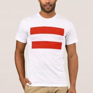 T-shirt Drapeau de l'Autriche