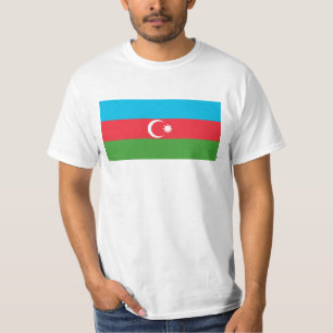 T-shirt Drapeau de l'Azerbaïdjan