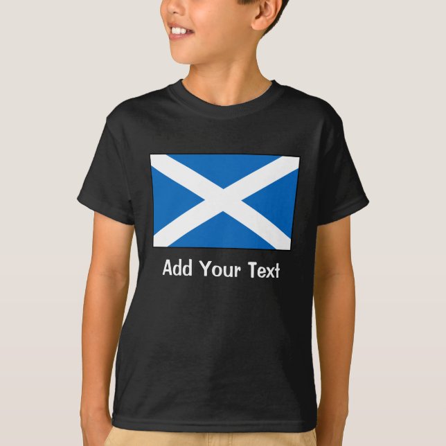 T-shirt Drapeau de l'Ecosse (Devant)