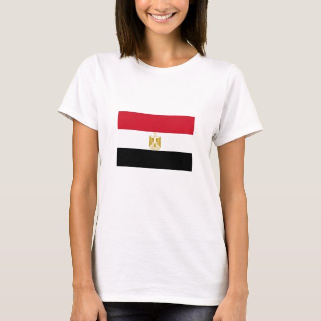 T-shirt Drapeau de l'Égypte (Devant)