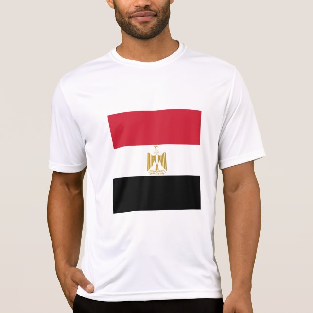 T-shirt Drapeau de l'Égypte (Devant)