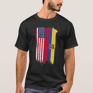T-shirt Drapeau de l'Équateur - Américain équatorien
