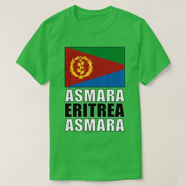 T-shirt Drapeau de l'Érythrée (Design devant)