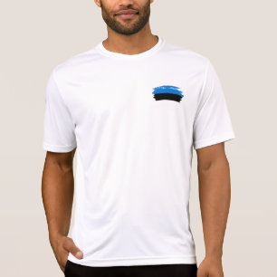 T-shirt Drapeau de l'Estonie