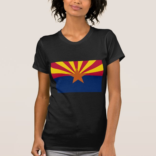T-shirt Drapeau de l'État d'Arizona (Devant)