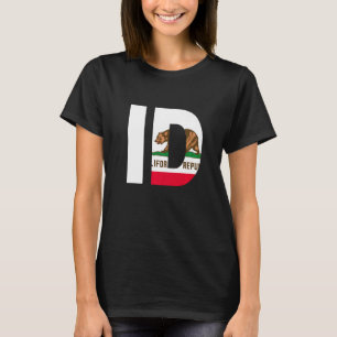 T-shirt Drapeau de l'Etat de Californie Idaho ID Boise Cit