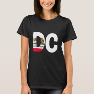 T-shirt Drapeau de l'état de Californie Washington DC Citi