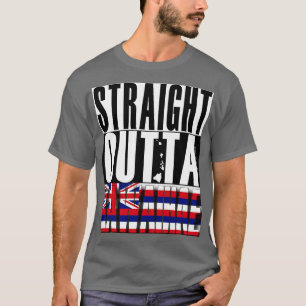 T-shirt Drapeau de l'État de Kawaihae Hawaii par Hawai