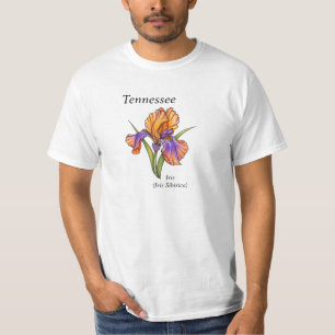 T-shirt Drapeau de l'Etat de l'Iowa pour hommes.