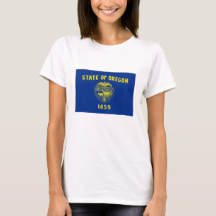 T-shirt Drapeau de l'État de l'Oregon