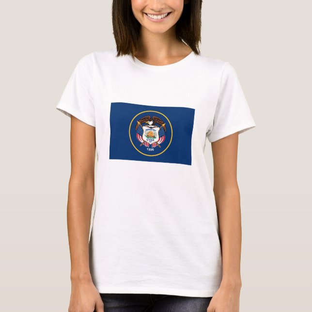 T-shirt Drapeau de l'État de l'Utah (Devant)