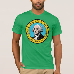 T-shirt Drapeau de l'état de Washington