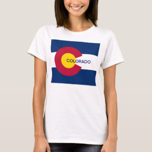 T-shirt Drapeau de l'État du Colorado