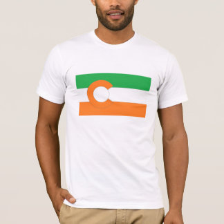 T-shirt Drapeau de l'État du Colorado aux couleurs irlanda