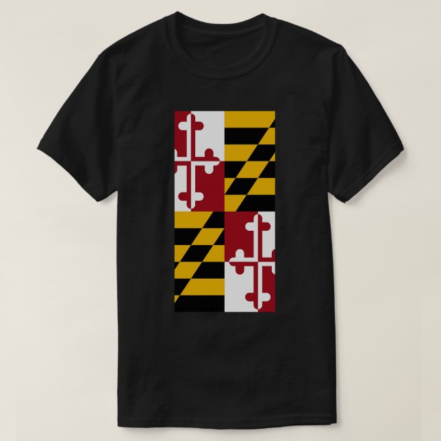 T-shirt Drapeau de l'État du Maryland (Design devant)