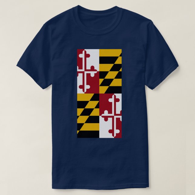 T-shirt Drapeau de l'État du Maryland (Design devant)