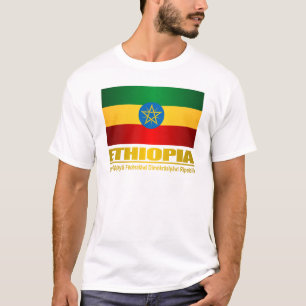 T-shirt Drapeau de l'Éthiopie