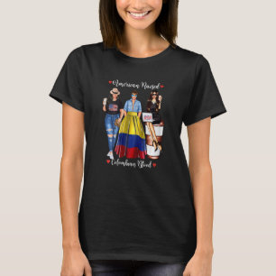T-shirt Drapeau de l'héritage génétique des adn colombienn