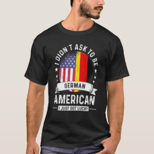 T-shirt Drapeau de l'Humour du patriote américain allemand