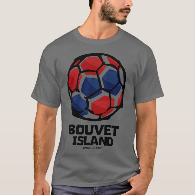 T-shirt Drapeau de l'île de Bouvet (Devant)
