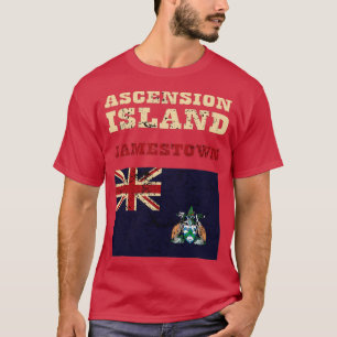 T-shirt Drapeau de l'île de l'Ascension