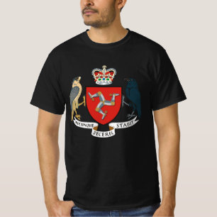 T-shirt Drapeau de l'île de Man - Emblème de Manx - Bratta