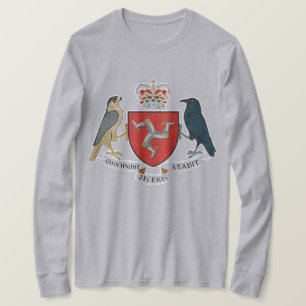 T-shirt Drapeau de l'île de Man - Emblème de Manx - Bratta