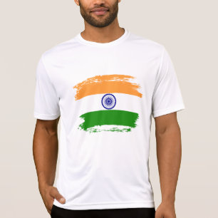 T-shirt Drapeau de l'Inde