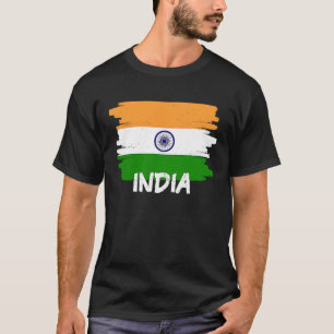 T-shirt Drapeau de l'Inde cool