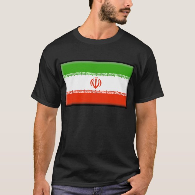 T-shirt Drapeau de l'Iran (Devant)