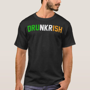 T-shirt drapeau de l'irlande drunkrish