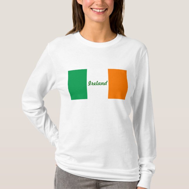 T-shirt Drapeau de l'Irlande/Saint Patrick's Day (Devant)