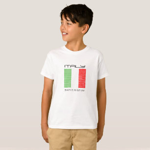 T-shirt Drapeau de l'Italie