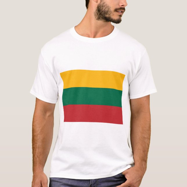 T-shirt Drapeau de Lituanie (Devant)