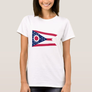 T-shirt Drapeau de l'Ohio