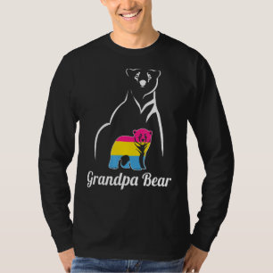 T-shirt Drapeau de l'ours de grand-père Pansexual Lgbt