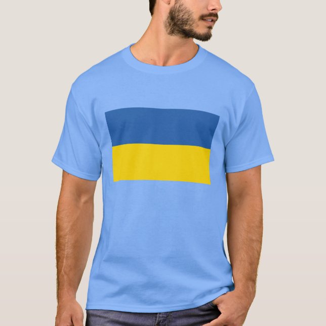 T-shirt Drapeau de l'Ukraine (Devant)