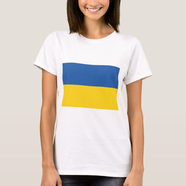T-shirt Drapeau de l'Ukraine (Devant)