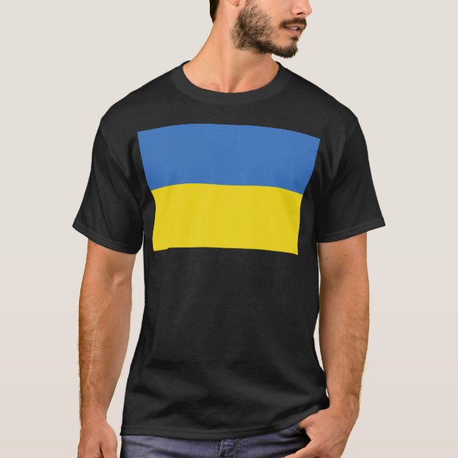 T-shirt Drapeau de l'Ukraine (Devant)