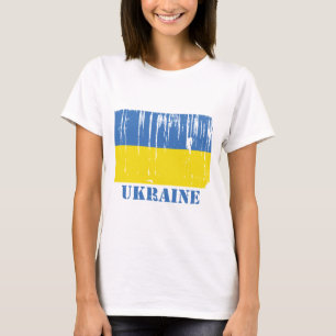 T-shirt Drapeau de l'Ukraine