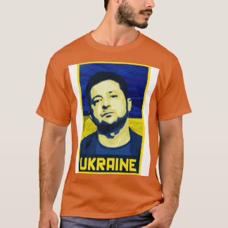 T-shirt Drapeau de l'Ukraine de Zelensky