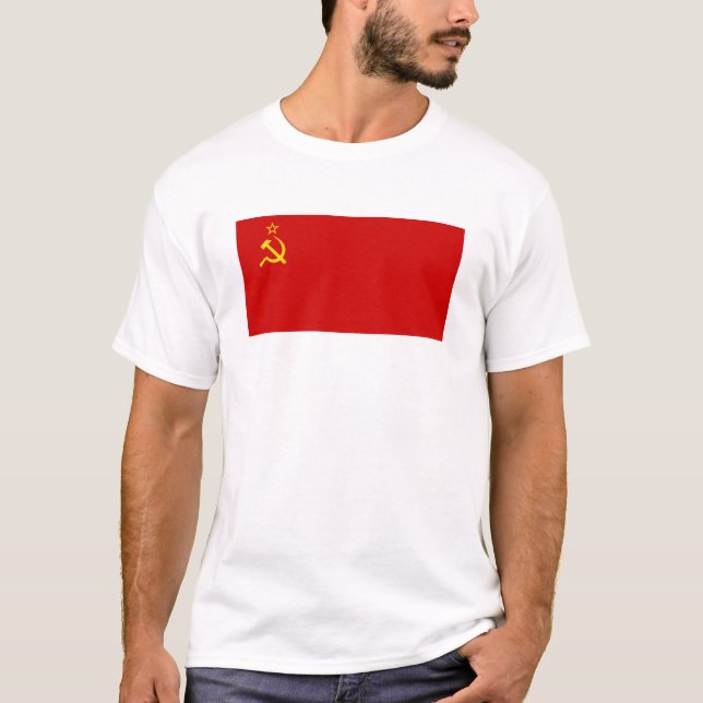 T-shirt drapeau de l'URSS (Devant)