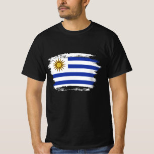 T-shirt drapeau de l'Uruguay