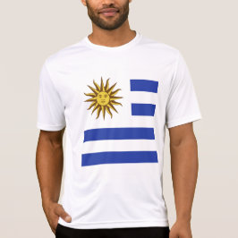 T-shirt drapeau de l'Uruguay