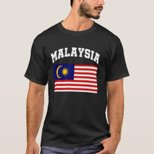 T-shirt Drapeau de Malaisie Personnes Malaisiennes Vibrant