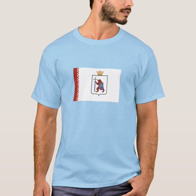 T-shirt Drapeau de Mari El (Devant)