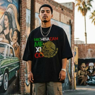 T-shirt Drapeau de Michoacán au Mexique 