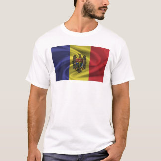 T-shirt Drapeau De Moldavie